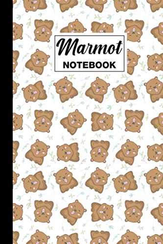 Marmot Notebook: Marmot Blank Lined Notebook, Marmot Themed Gift For Marmot Lovers, Perfect for Daily Writing Taking Notes