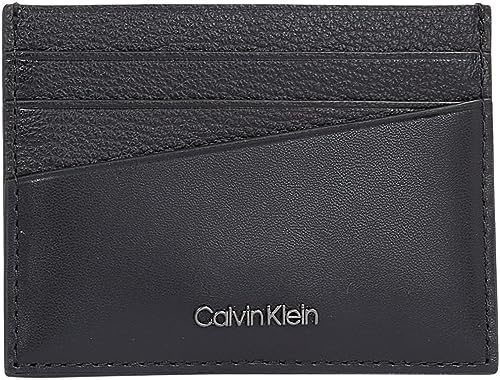 Calvin Klein Herren Kartenetui Klein, Schwarz (Ck Black), Onesize