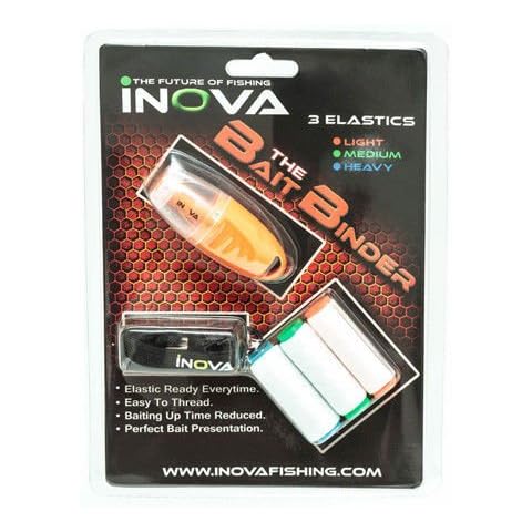 INOVA The Bait Binder & Spare Elastics - Cod Bass Wrasse Rays Sea Fishing Tackle Cover