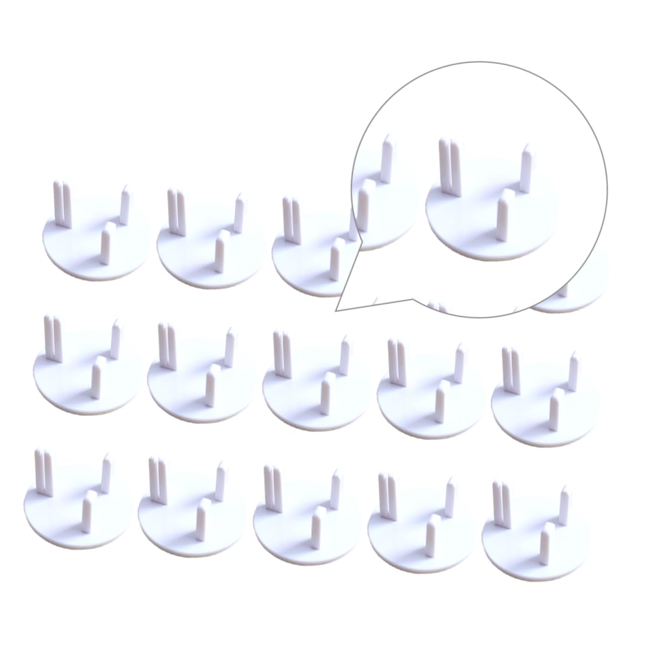 ERINGOGO Baby Proofing Plug Covers 15pcs Protective Case for UK Power Outlets Safe Easy Application