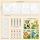 WEBEEDY 4 Packungen Dschungeltiere Vorgezeichnete Leinwand Zum Malen Für Erwachsene Anfänger Sip And Paint Kit Niedliches Löwe Giraffe Vogel Elefant Vorgefertigt Leinwand Malset 20x25cm