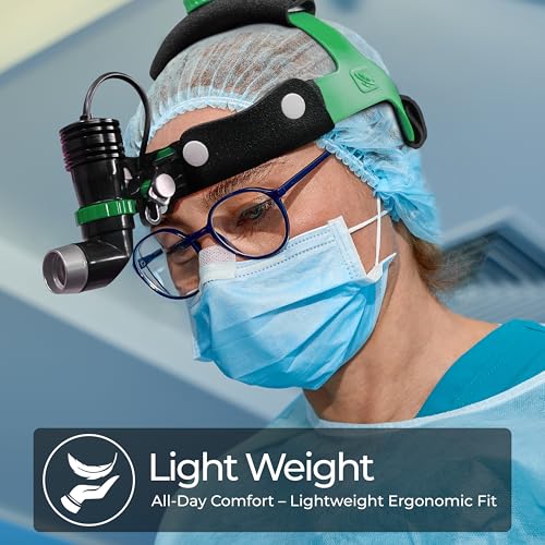 Image of OTICA 10 Watt ENT Surgical LED Headlight for Doctors Hospital and Multi Purpose (Non-Adjustable Focus of Light)