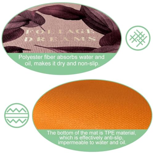 Tapete de cocina de 2 piezas absorbente para evitar manchas 6