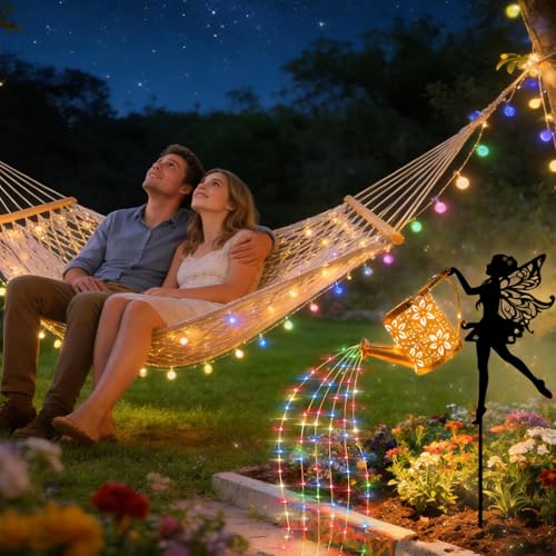 Solar Garden Can, Glowing Metal Watering Lamp, Pathway Light with Weatherproof Build, Rustproof Steel Outdoor Fixtures, Yard Decor with Starry Style, Patio Lighting for Walkways – Image 5