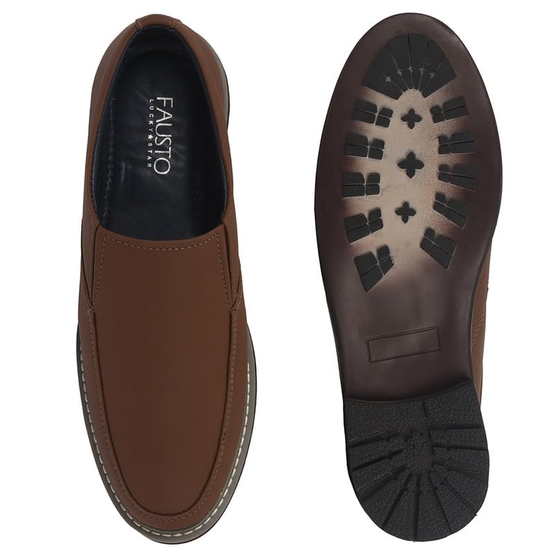 Image of FAUSTO Men Formal Pull-On Shoes