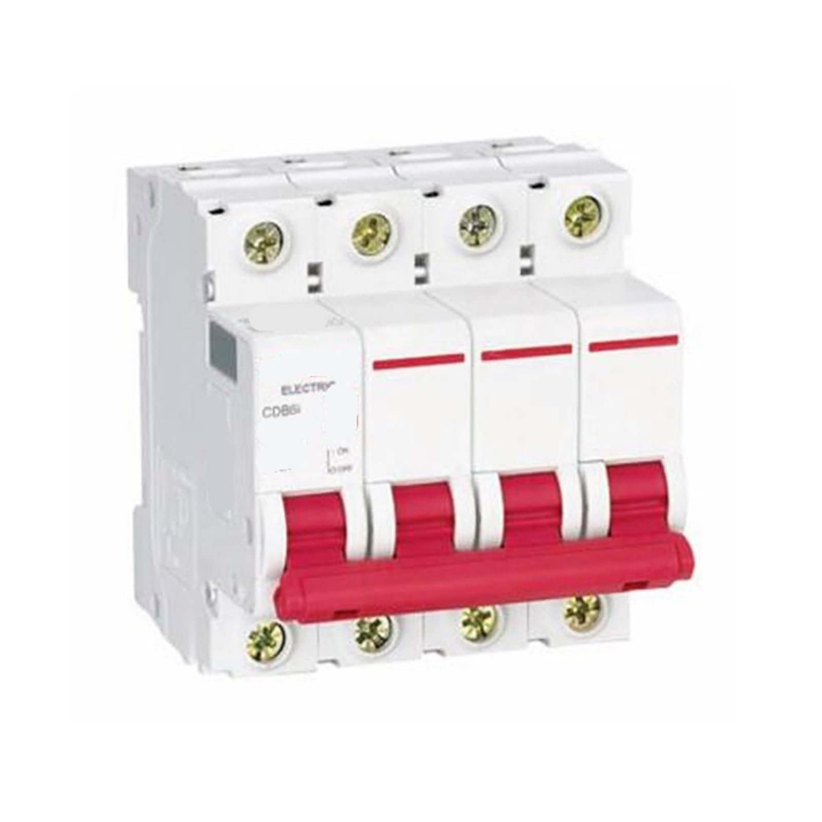 CDB6i miniature circuit breaker 4 pôles 63A courbe D pour armoire électrique