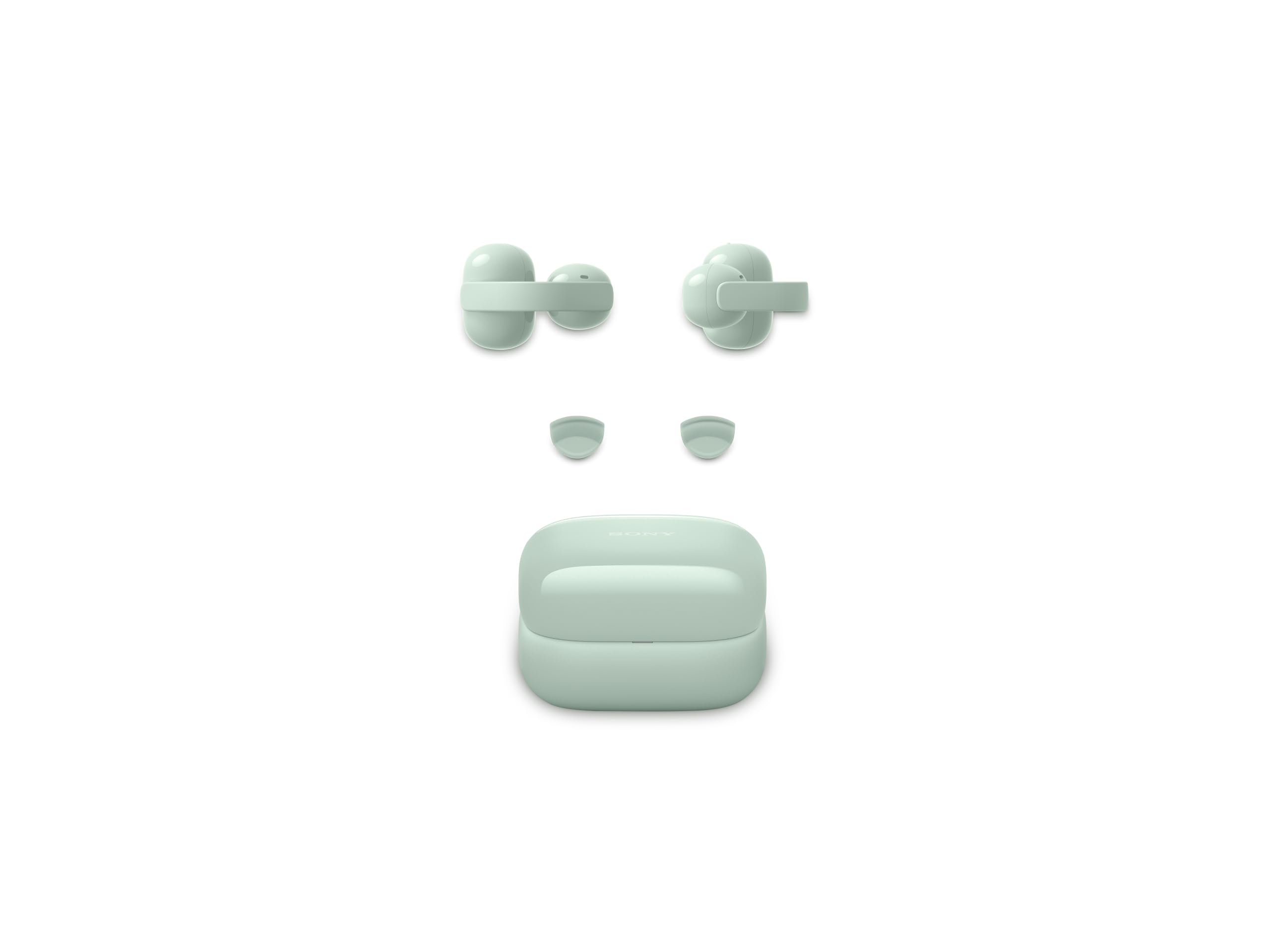 Sony LinkBuds Open – Cuffie Bluetooth True Wireless Aperte - Suono trasparente, comfort, 4,8 g, Alta qualità del suono, IPX4, connessione Multipoint, batteria fino a 22 ore, iOS e Android – White