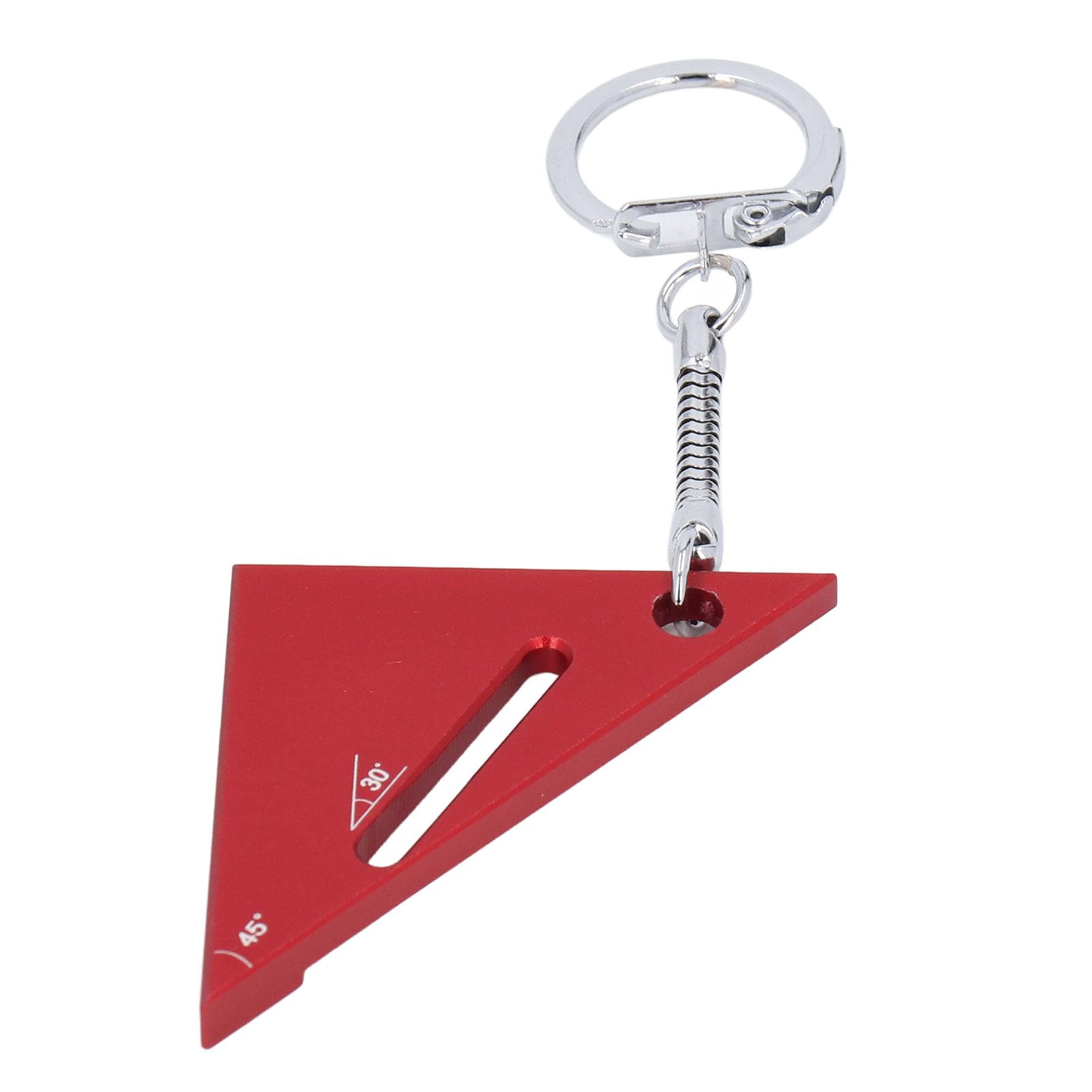 Righello Triangolare Professionale per la Lavorazione del Legno, in Lega di Alluminio, con tacche di misurazione a 90, 45 e 30 Gradi.