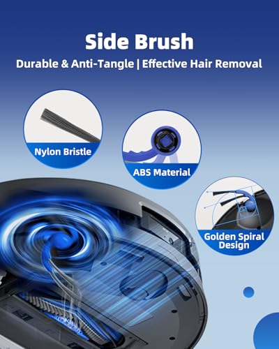 Image of T80 Omni Replacement Parts Compatible with ECOVACS DEEBOT T80 Omni /Yeedi M14 Plus Robot Vacuum - 21 Pcs T80 Omni Accessories Kit:1 Main Brush, 3 Roller Mops, 4 Filters, 6 Dust Bags