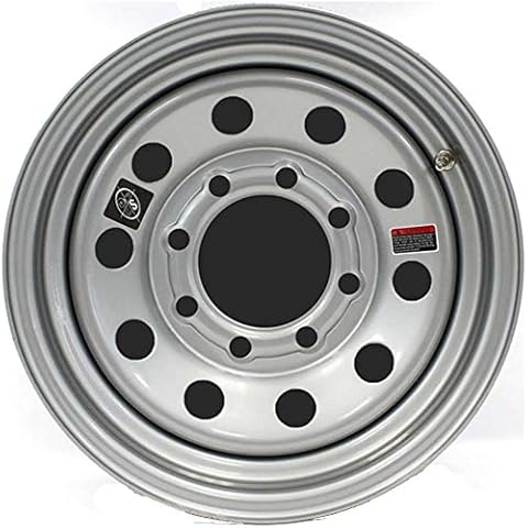 Southwest Wheel 16" x 6" Silver Modular Trailer Wheel (8-6.5" Bolt Circle) Cover