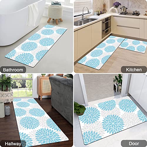 Hebe Bath Rug Set 3 Pieces Water Absorbent Bath Mats For Bathroom Floor Non Skid Bathroom Shower Mat And U-Shaped Toilet Floor Rug Machine Wash Bathroom Rug Mat For Tub And Shower #TOP2