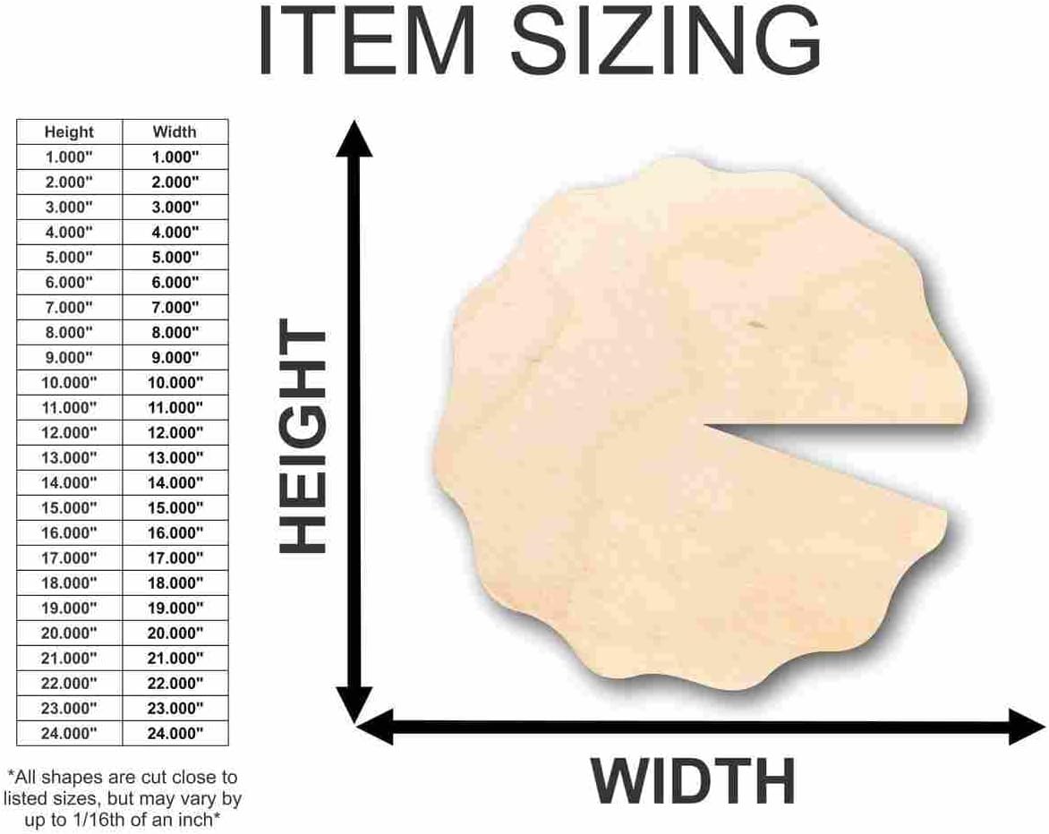 Unfinished Wood Water Lily Shape Pond Craft up to 46" DIY 16" / 3/4"