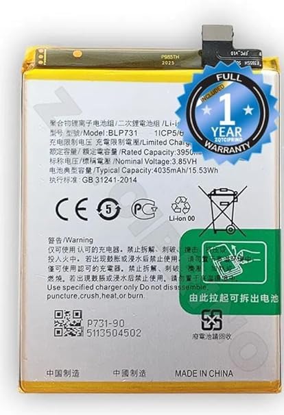 Image of Original BLP731 Battery for Realme 5 Pro Battery with 1 Year Warranty **** (N136)