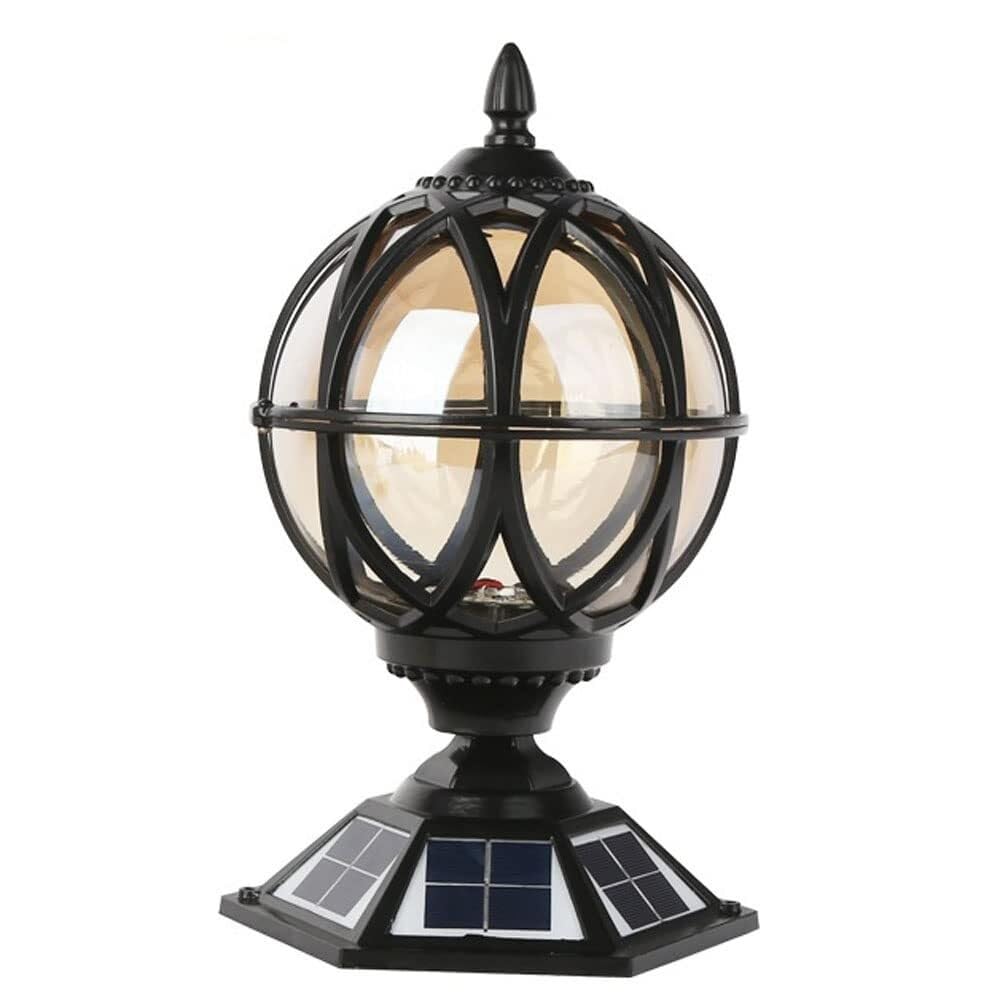 Lanterne stigma en aluminium solaire pour sécuriser vos murets