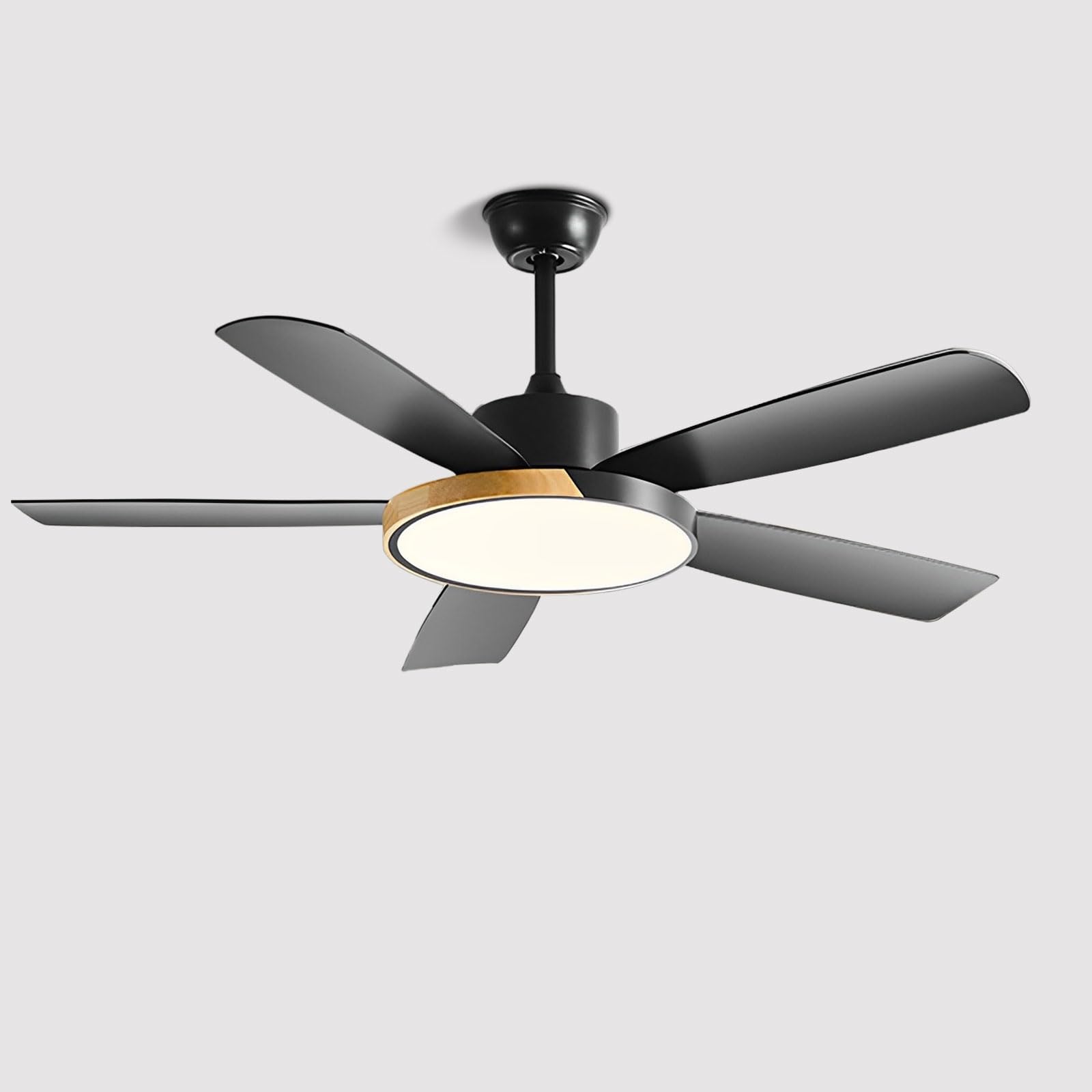 Ventilateur de plafond LED 72W silencieux Nordic avec télécommande