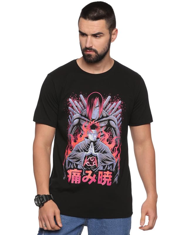 9TAILS APPARELS - Naruto Shippuden Anime T Shirt for Men & Women/Akatsuki Member Pain Nagato
