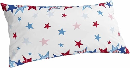 Fundas de almohada para el Día Patriótico de los Caídos, fundas de almohada suaves decorativas para sofá de cuerpo largo, con cierre de sobre,