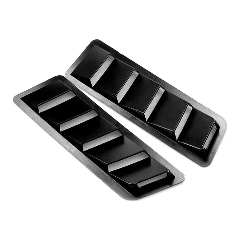 Entrada de aire universal coche para refrigeración y decoración de capó, juego de 2 piezas 4