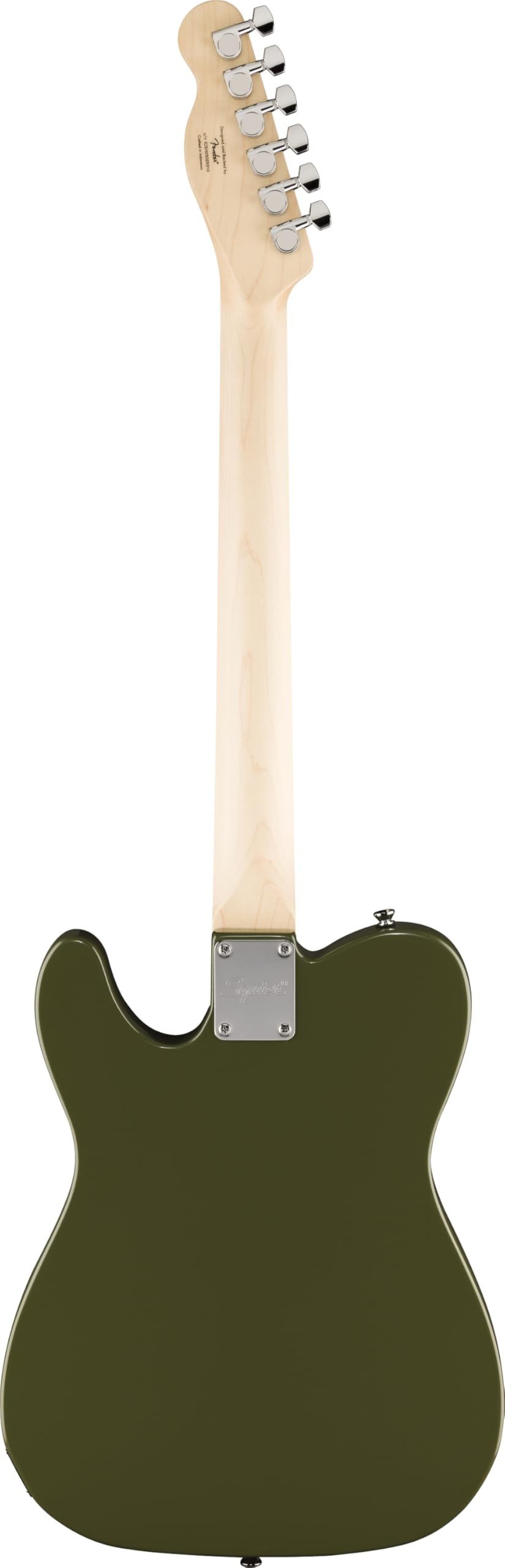 Squier Fender Sonic Esquire H, gitara elektryczna, podstrunnica laurowa, czarna, oliwkowa