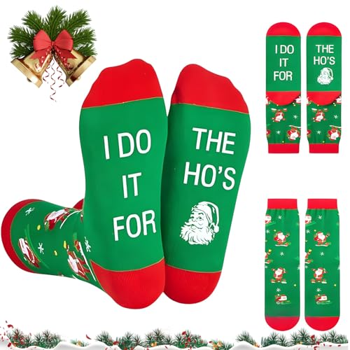 gotyou Calcetines Navideños, Calcetines Funky para Hombre,calcetines divertidos navidad,calcetines térmicos de algodón,Calcetines Navidad Para Mujer Hombre,Regalo para Hombres Papá Novio