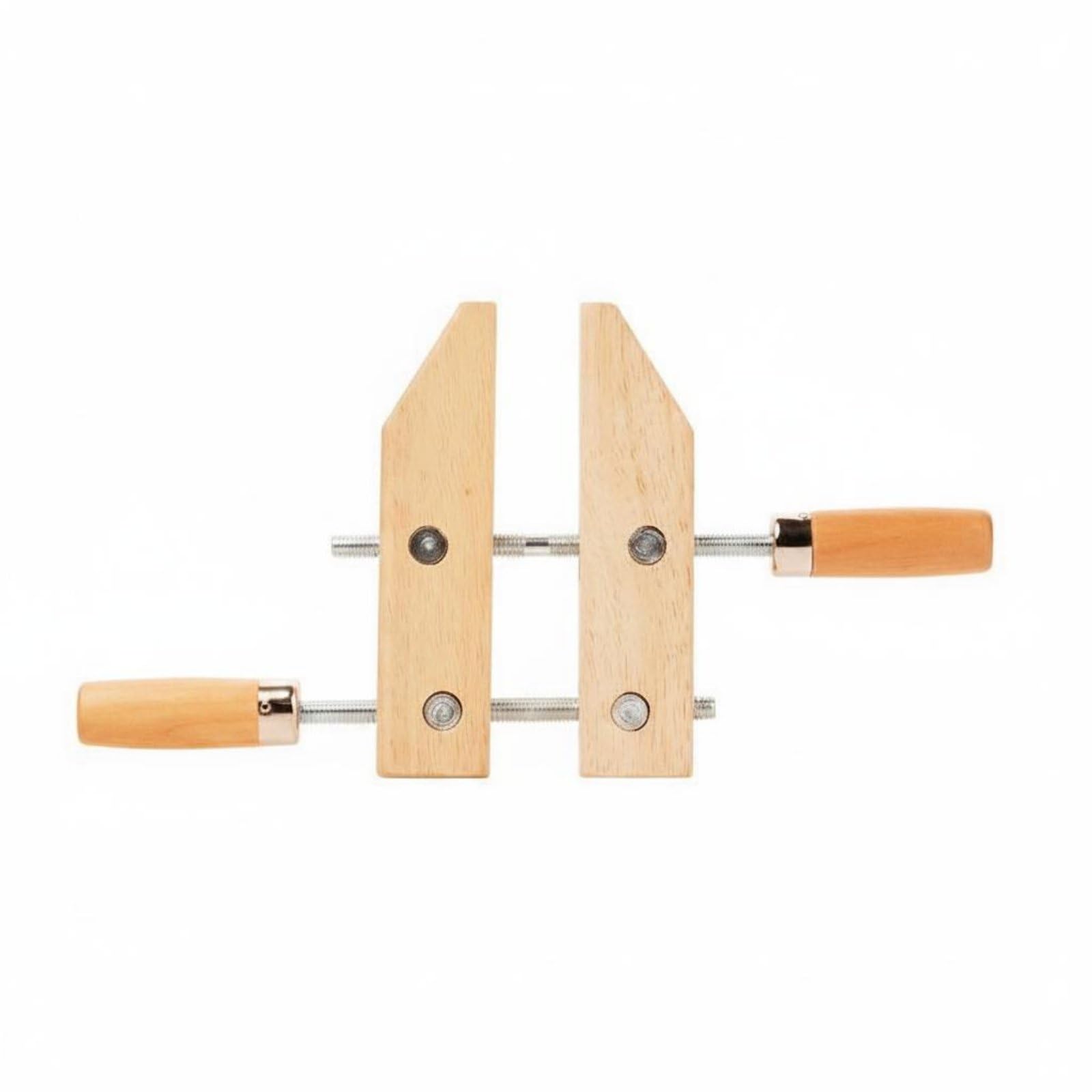 Ronyme Morsetto Regolabile Morsa Legno Vite Pinza Serraggio Manuale Corpo a Grana Viti E Dadi in Acciaio per Presa Stabile Senza Segni Adatto a Falegnameria, 6 Inch