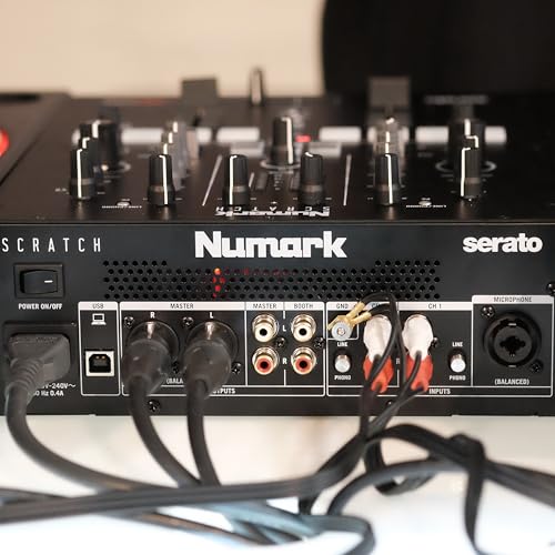 Numark Scratch Two-Channel DJ Scratch Mixer for Serato DJ Pro (included) With Innofader Crossfader, DVS license, 6 Direct Access Effect Selectors, Performance Pads and 24-Bit Sound Quality by Numark - Image 5