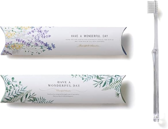 Amazon リーフレッシュ 歯ブラシ プチギフト 結婚式 ウェディング ブライダル 2次会 送迎品 景品 バラマキ Kiratto 大人用ハブラシ 通販