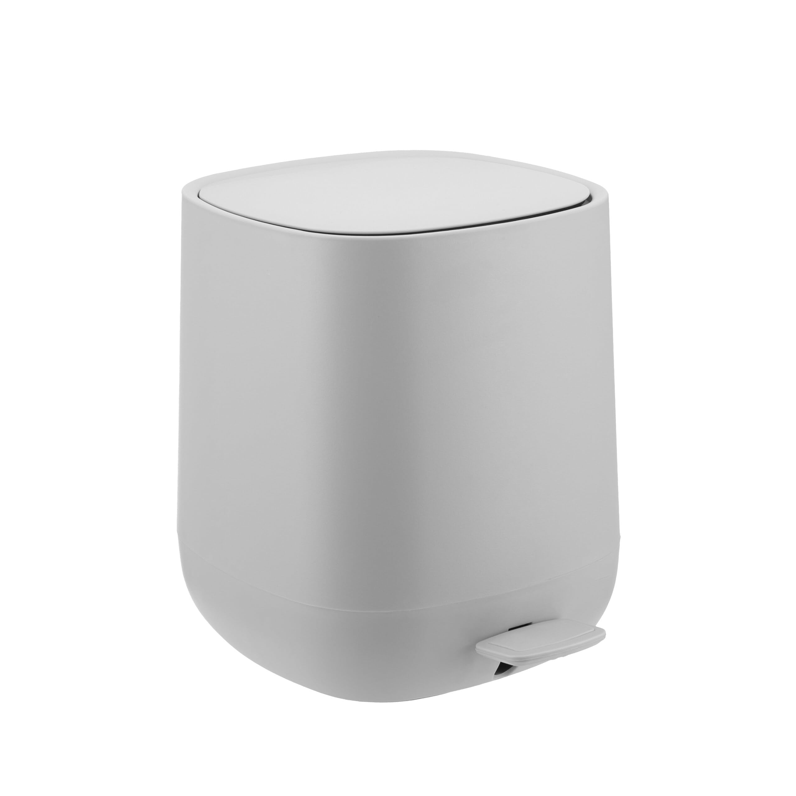 Relaxdays Cestino da Bagno 5 l con Chiusura Soft-Close, Finitura Opaca, Secchio Interno Rimovibile