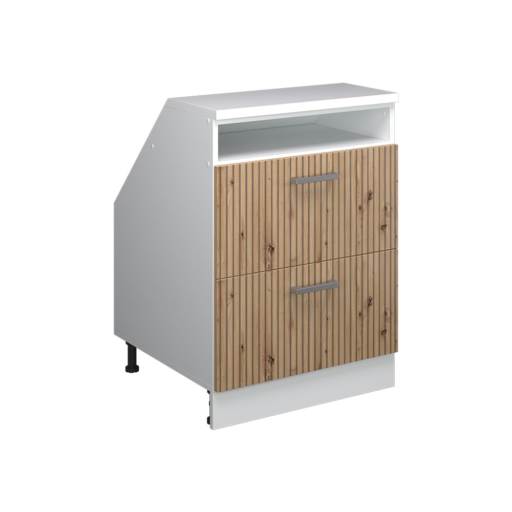 Vicco Kitchen sloped ceiling cabinet Raul, Artisan oak, 60 cm — image 1