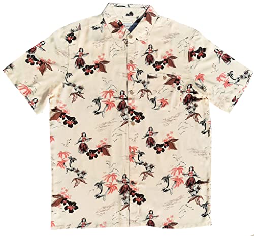 Image of Molokai Surf Button Down Slim Fit Hawaiian Short Sleeve Shirts