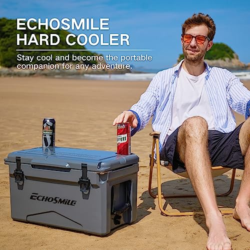 EchoSmile 30/35/40 Quart Rotomolded Cooler, 5 Days Protale Ice Cooler, Ice Chest Suit for BBQ, Camping, Pincnic, and Other Outdoor Activities by EchoSmile - Image 7