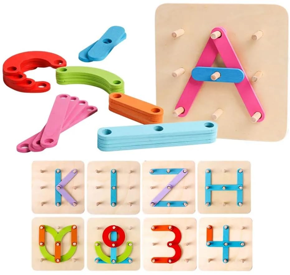 Babbles Wooden Shape Construction Activity Set for 2 Years+ Boys & Girls, Fine Motor Skills, Hand Eye Coordination, Cognitive Development, Birthday Gift (B0CVFMG7BY) Amazon Price History, Amazon Price Tracker