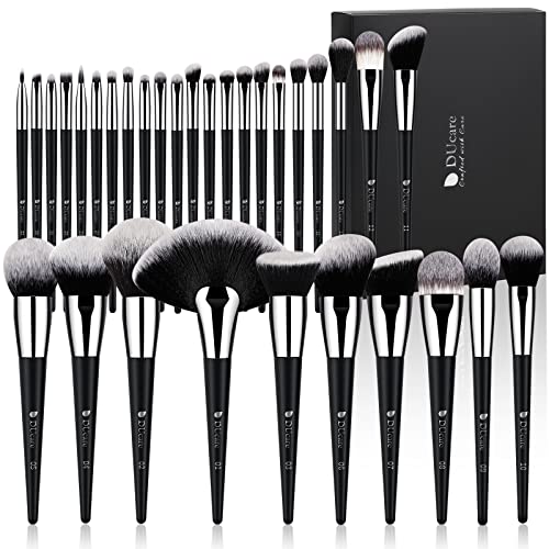DUcare-Professional-Makeup-Brush-Set-32Pcs-Makeup-Brushes-Premium-Synthetic-Kabuki-Foundation-Blending-Brush-Face-Powder-Blush-Concealers-Eye-Shadows
