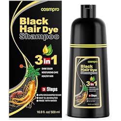 Amazon.com : cosmpro Black hair dye shampoo 3 in 1 for gray