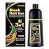 cosmpro Black Hair Dye Shampoo 3 in 1 for Women/Men for Gray Coverage Instant Hair Color Shampoo Semi Permanent Champu Para Cana