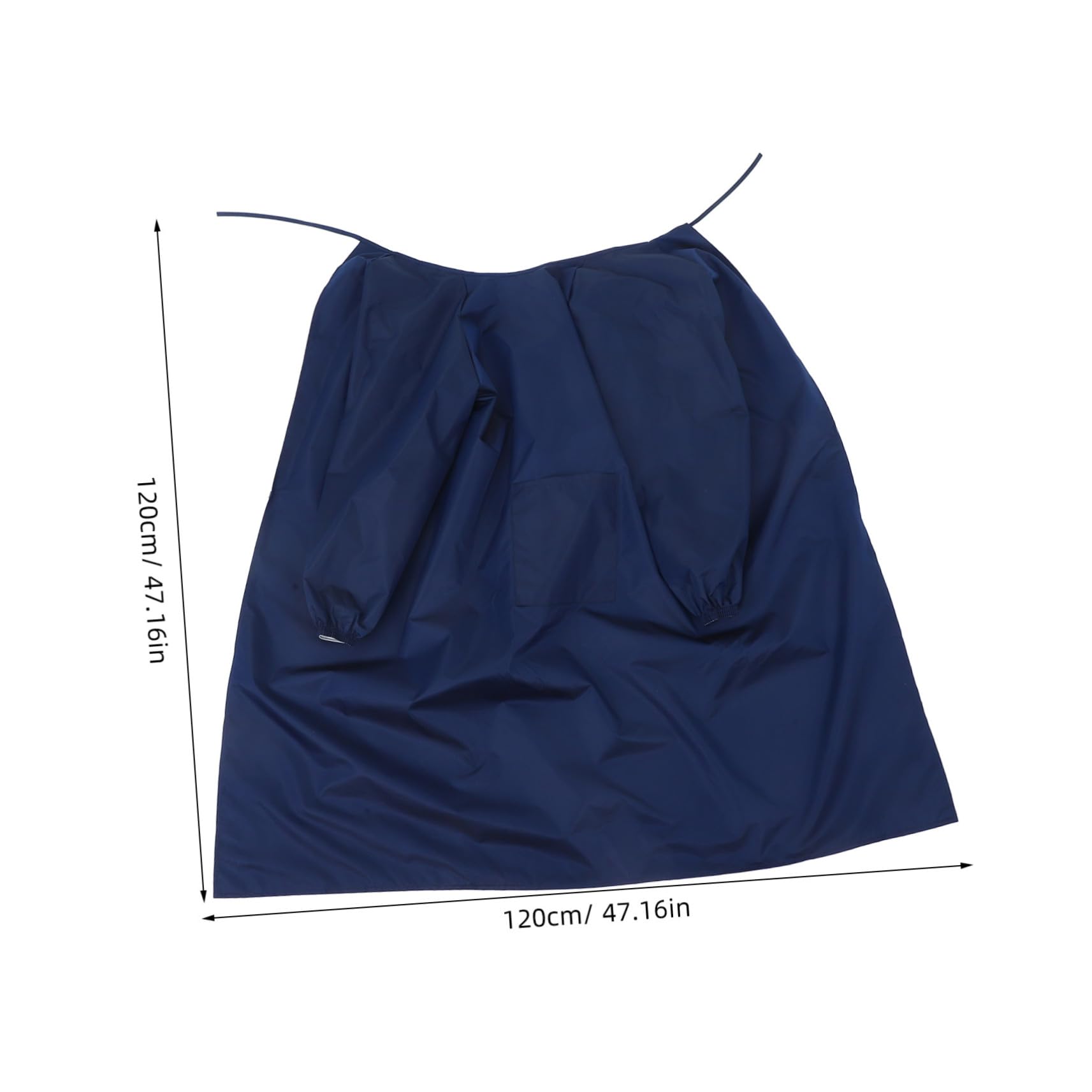 NUOBESTY Tablier Tissu Résistant à L'huile L'abrasion Long Imperméable à Manches Longues pour Homme et Femme Tâches Ménagères Cuisine