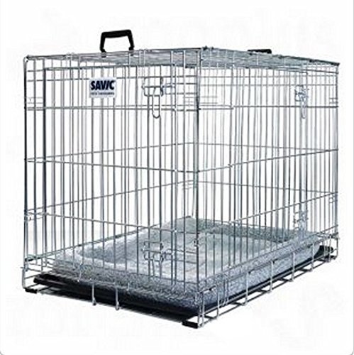 Cage pour Chien avec coussinu00a0u0096u00a0Facile à Assembleru00a0u0096u00a0Garder Votre Animal en toute sécurité Pendant le Transportu00a0u0096u00a0Peut également être utilisé pour les entrainements