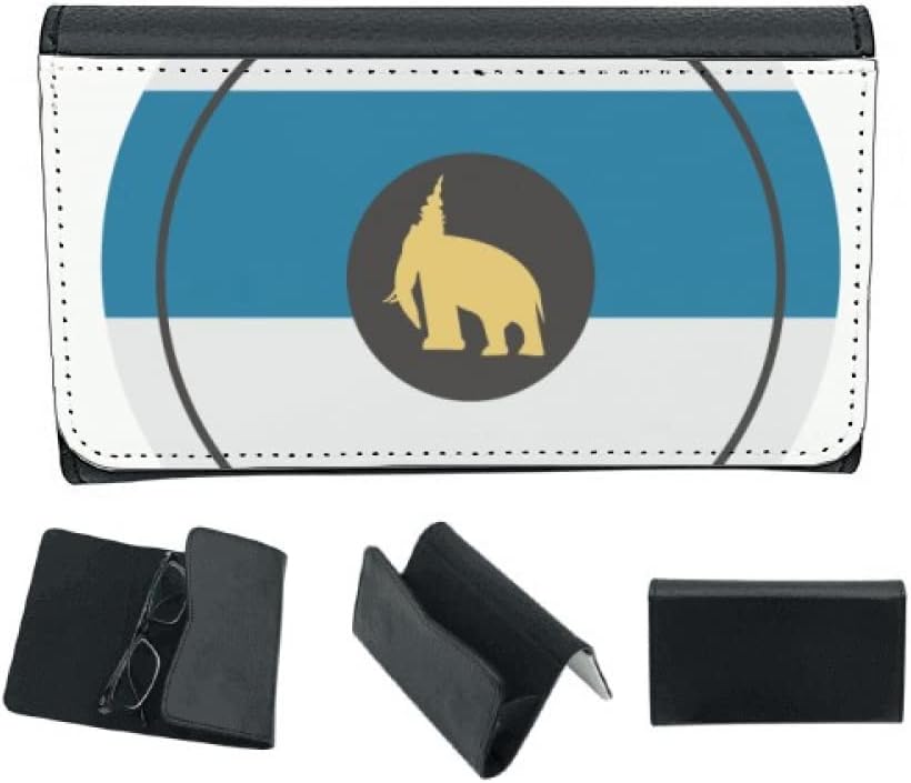 no/no Thailand Thailand Elephant Shield Eyeglass Case Hard Shell Portable Holder