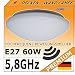 Produktbild Bewegungsmelder Deckenlampe Leuchte - Radar Lampe 5,8Ghz Wand / Decke Montage - E27 60W