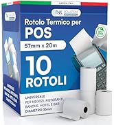Sumup - Cod. 40762E - Scatola Da 20 Rotoli 57X30Mm Per POS, Carta