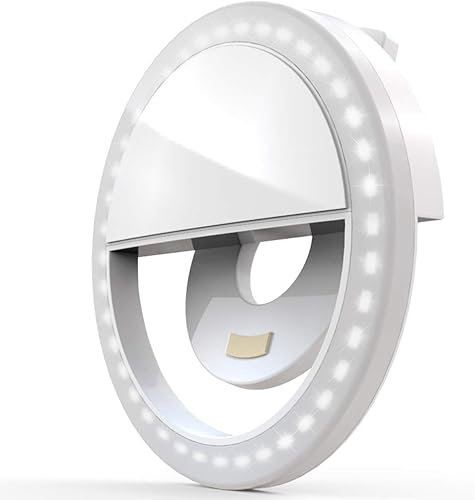 Miniatura 6 de Anillo de luz LED recargable para selfie con 3 modos de brillo, cable de carga USB incluido por EX ELECTRONIX EXPRESS