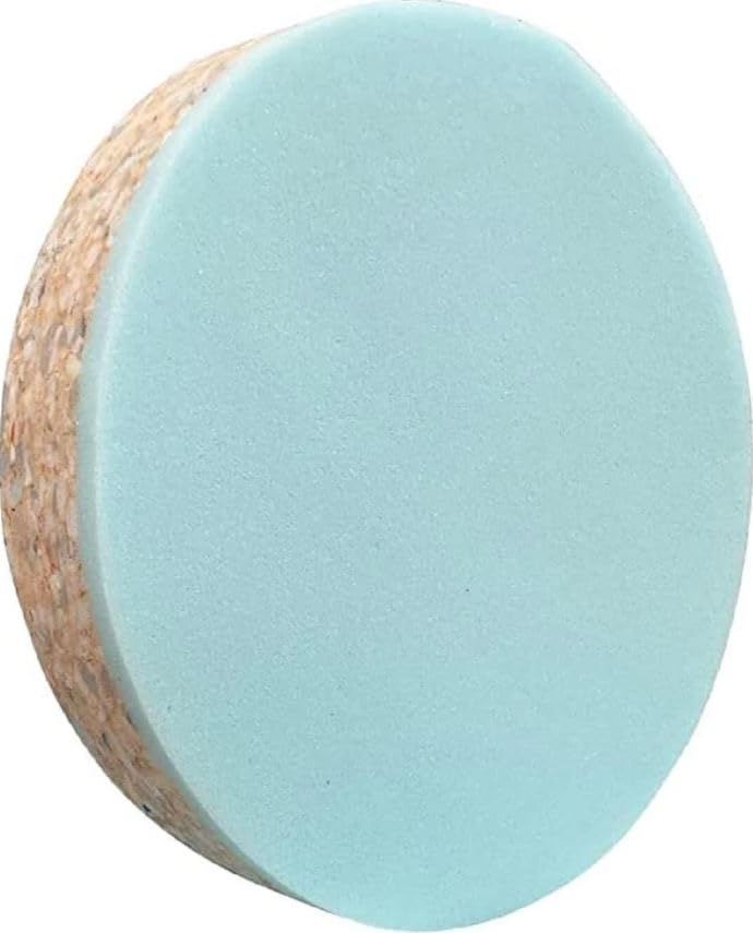 Ultra Firm Recon Foam Cushion Pad 2.5" Thick High-Density Bonded Layer Round Foam Seat for Bar Stools Chairs DIY Upholstery Replacements Kitchen Seating Home Projects (16" x 16" x 2.5")