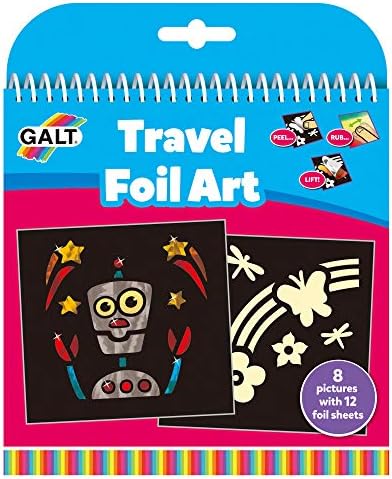 Galt Toys, Travel Foil Art, Scratch Foil Art for Children, Ages 6 Years Plus