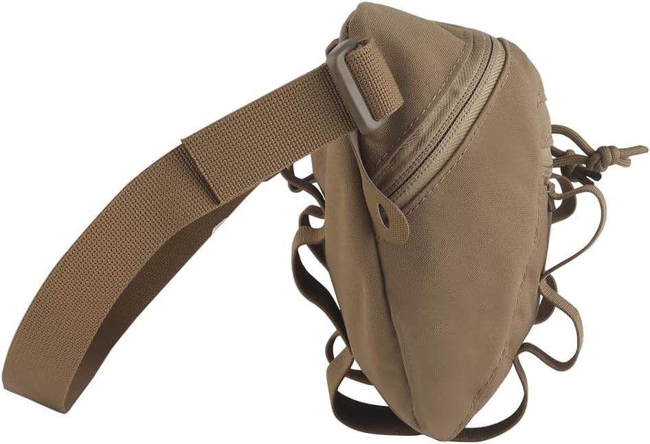 Tactical Drop Pouch Fanny Pack,Utility EDC Large Multi-Purpose Waist Bags for Tactial Vest Chest Rig