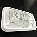 12V Led RV Ceiling Dome Light RV Interior Lighting for Trailer Camper with Switch, Single Dome 300LM