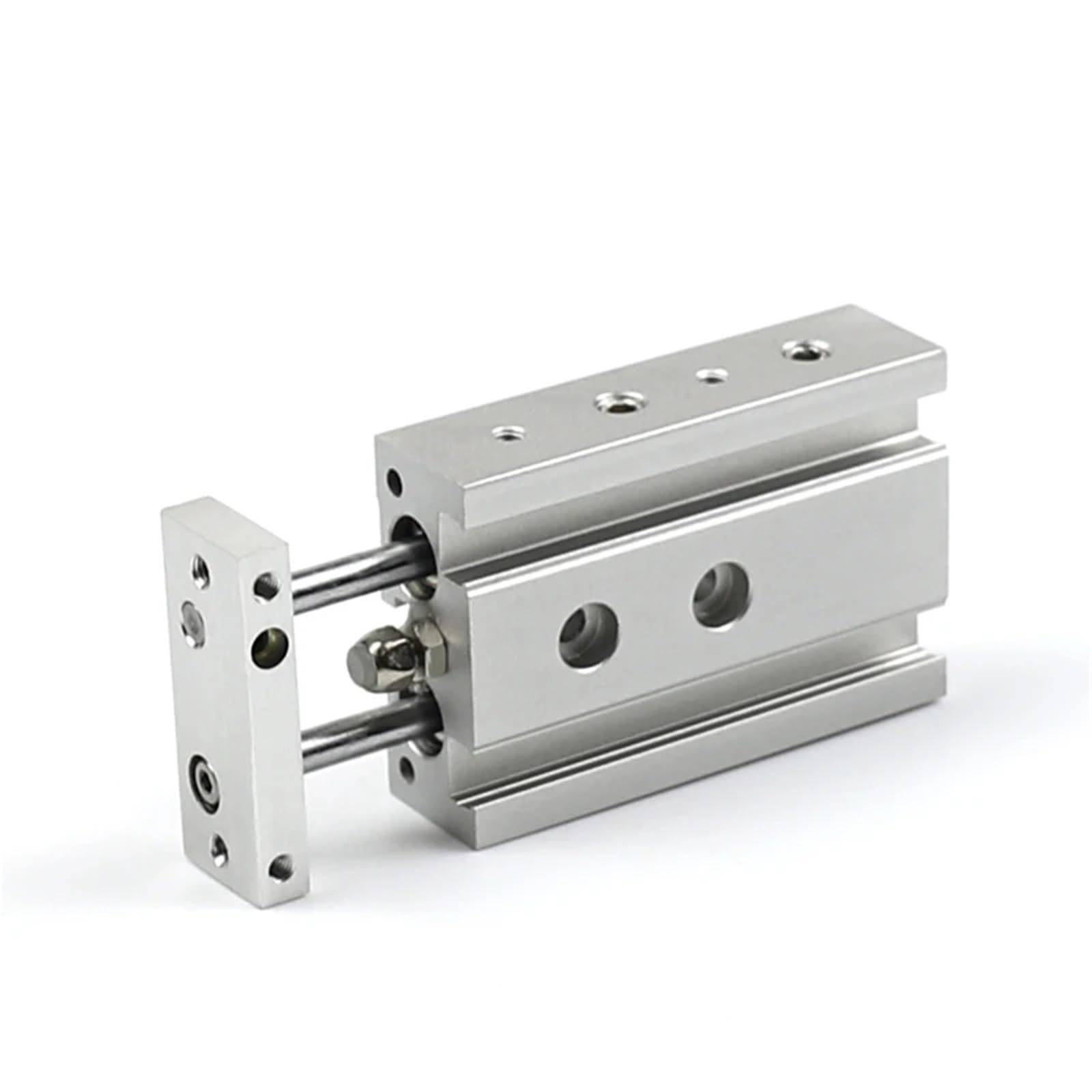 Vérin pneumatique double arbre CXSM 20x70 de haute précision anti rotation