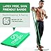 Meglio Latex Free Resistance Bands 7ft. Exercise Bands for Physical Therapy, Strength Training Workouts, Yoga, Pilates, Stretching. Range of Resistance Strengths & Exercise Guide Booklet Included
