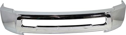 Evan Fischer Parachoques para Ram 2500 3500 2011-2018 delantero de acero cromado sin agujeros para luz antiniebla sin orificios para sensor de ayuda