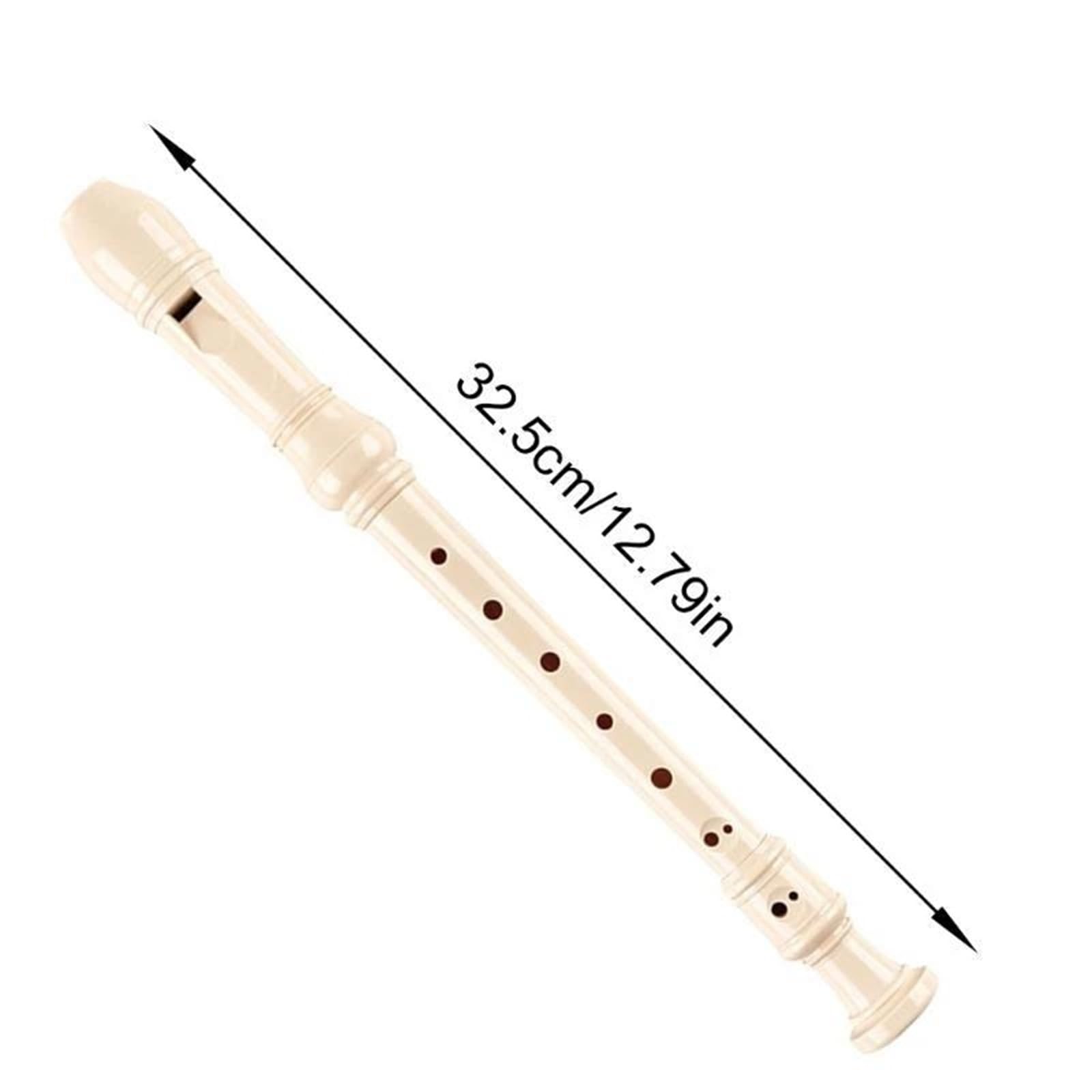 Flauta Dulce Para Principiantes Instrumento Ajustable Fácil De Flauta Vertical Triple Para Principiantes De 8 Agujeros