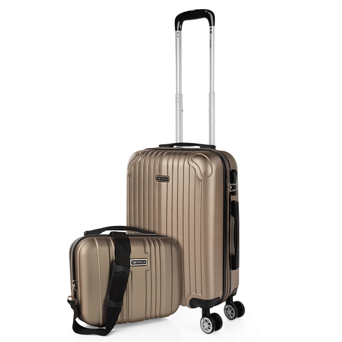 ITACA - Maletas Grandes De Viaje Rígidas Ligeras con 4 Doble Rueda 360° Maleta Grande 23 Kilos Alta Resistencia Extensible Maleta XL Duradera, Mandarina — view 84